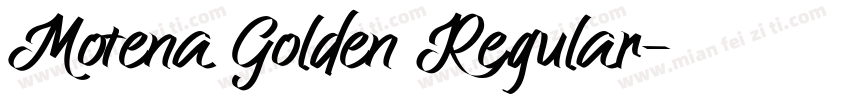 Motena Golden Regular字体转换